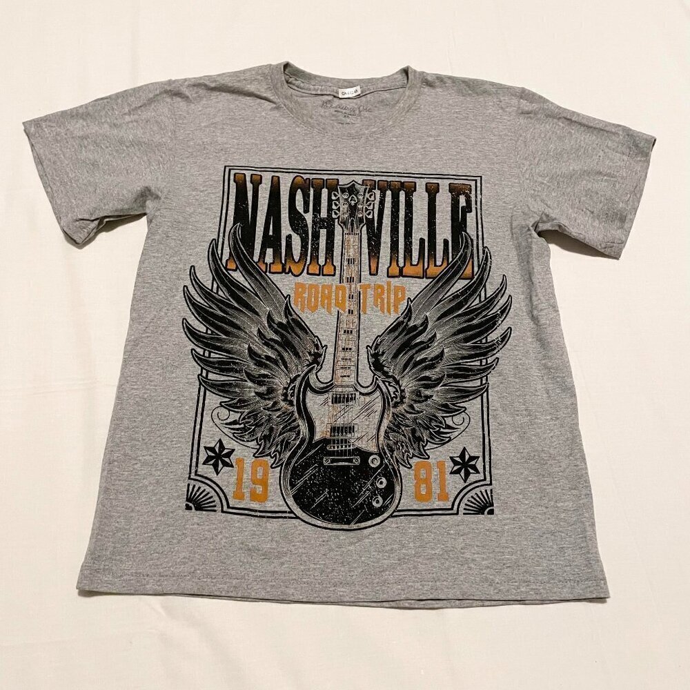 Rebellious One Nashville Road Trip Womens Shirt Size XS Tshirt